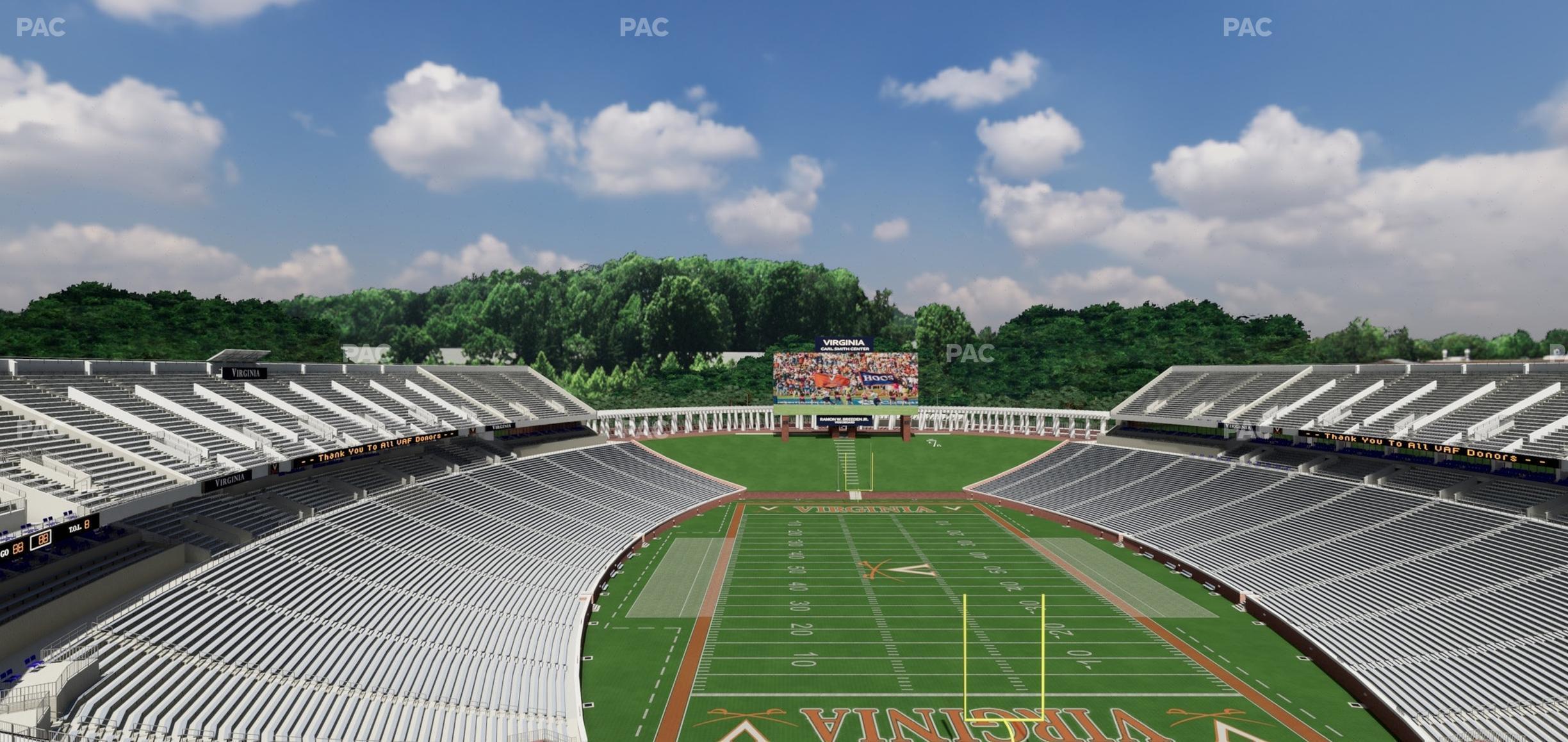 Seating view for Scott Stadium Section 521