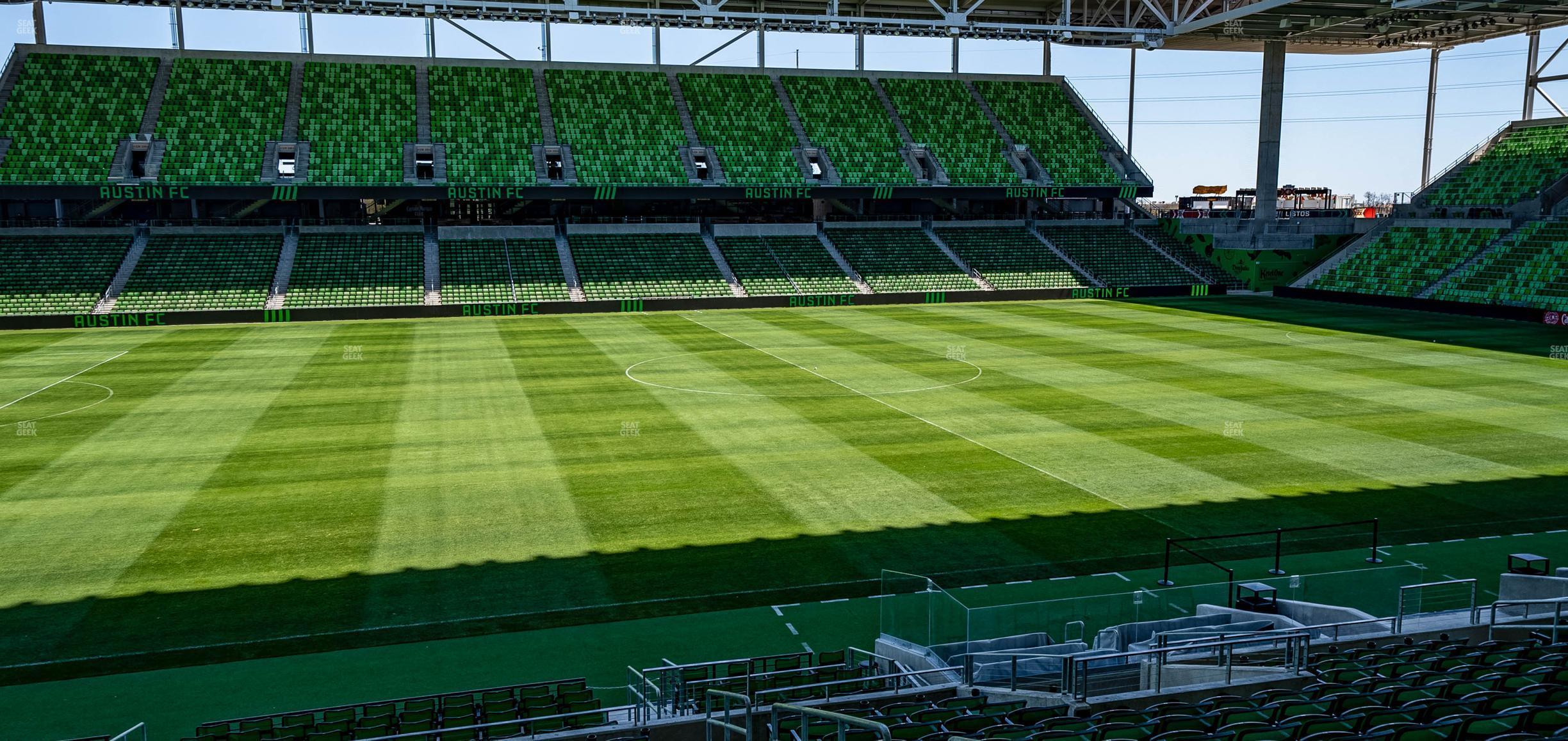 Seating view for Q2 Stadium Section Loge 115 B