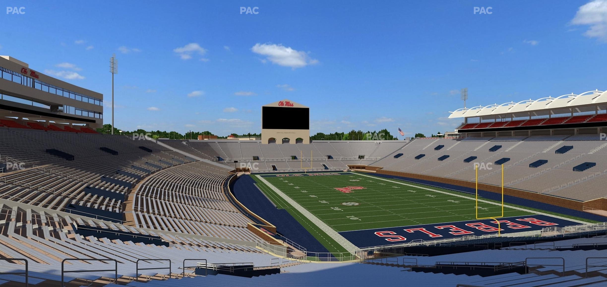 Seating view for Vaught Hemingway Stadium Section S 9