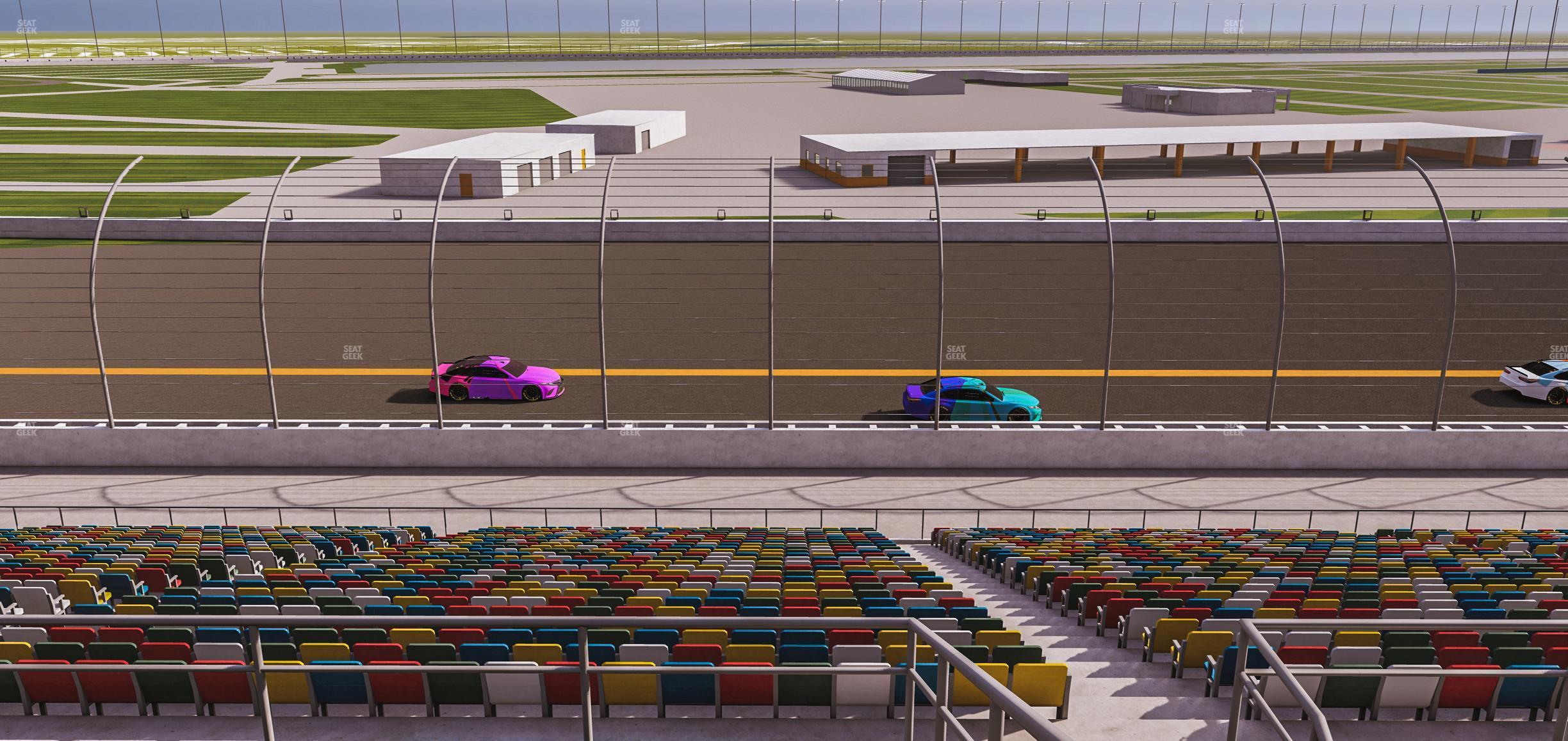 Seating view for Daytona International Speedway Section Back 112