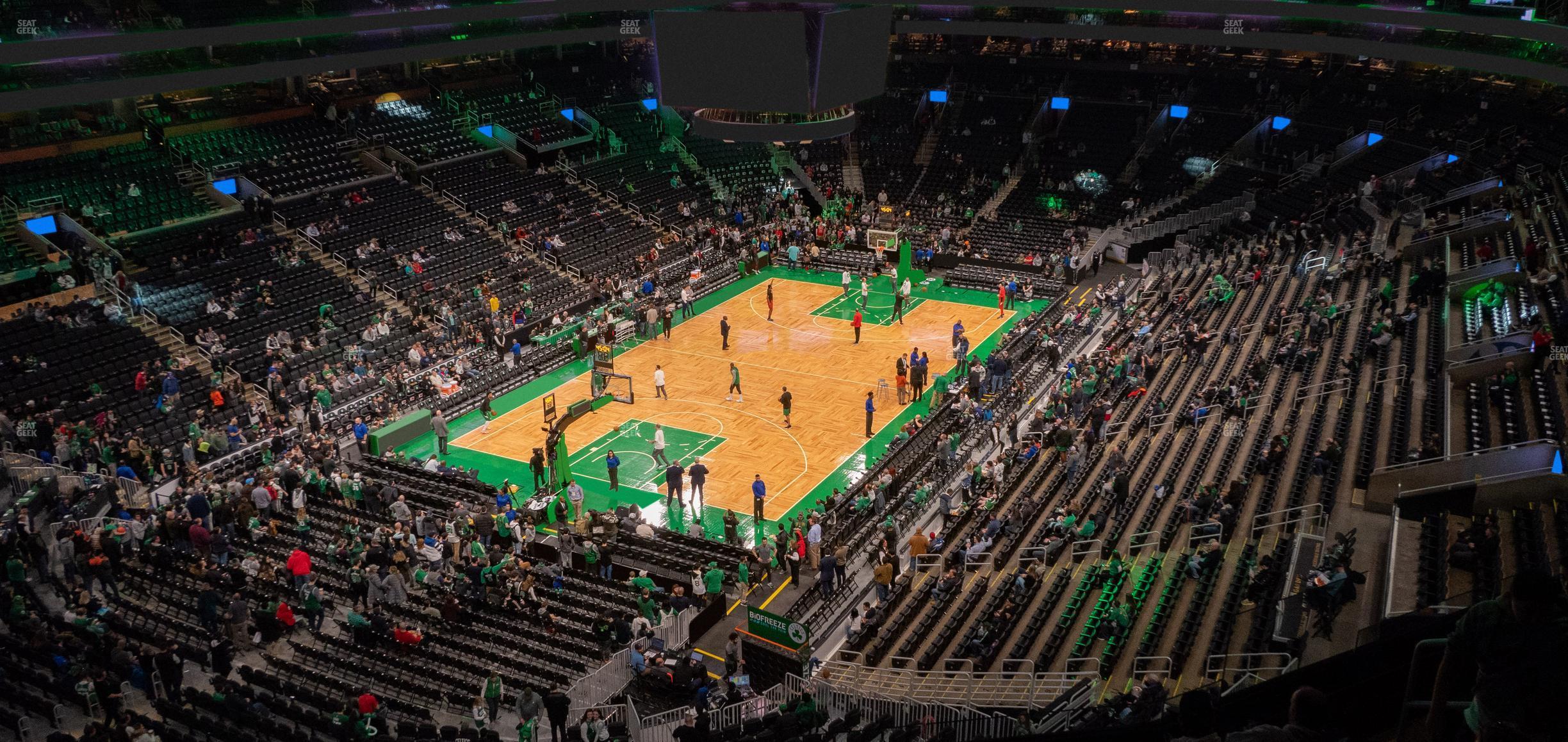 Seating view for TD Garden Section Balcony 321