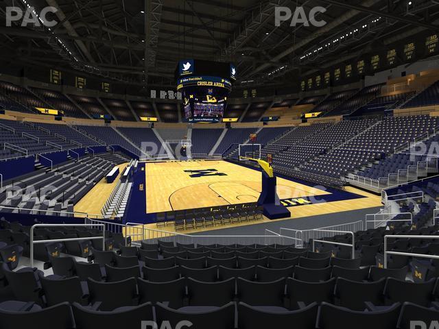 Seating view for Crisler Center Section 116