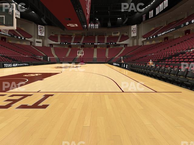 Seating view for Reed Arena Section Floor 1