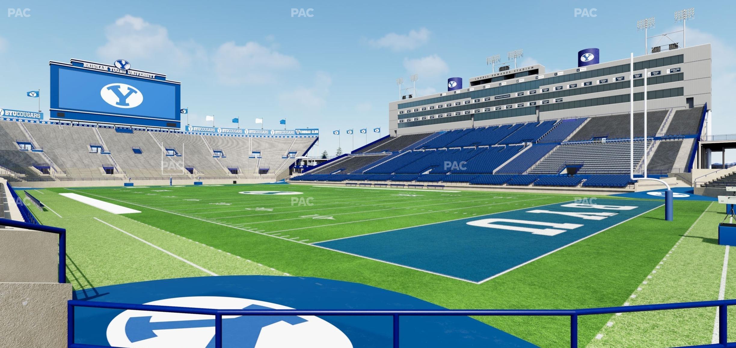 Seating view for LaVell Edwards Stadium Section 29