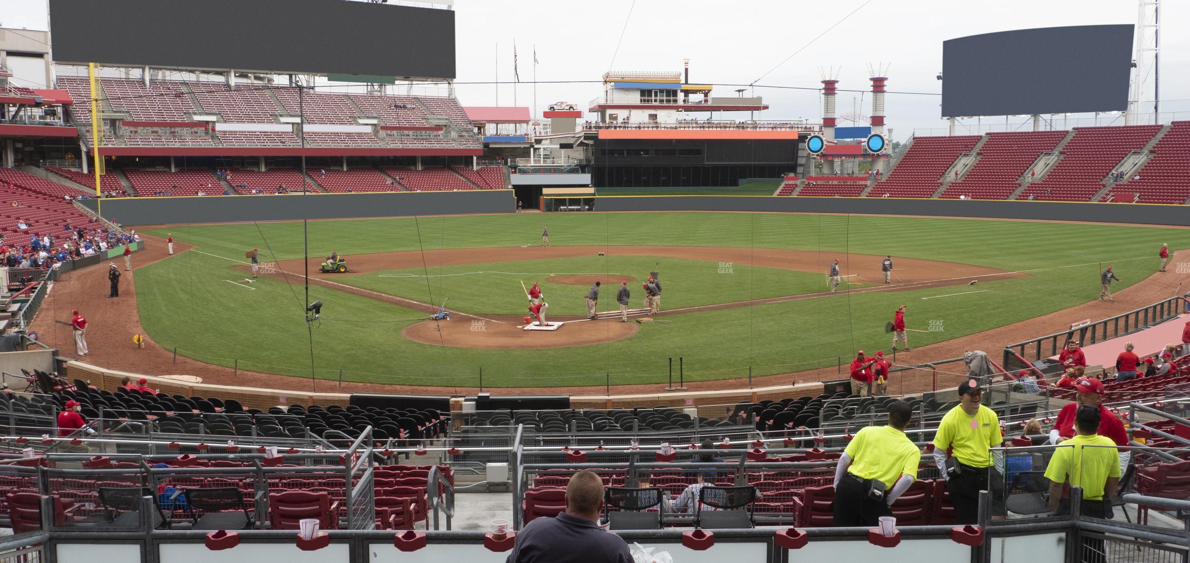 Seating view for Great American Ball Park Section 124