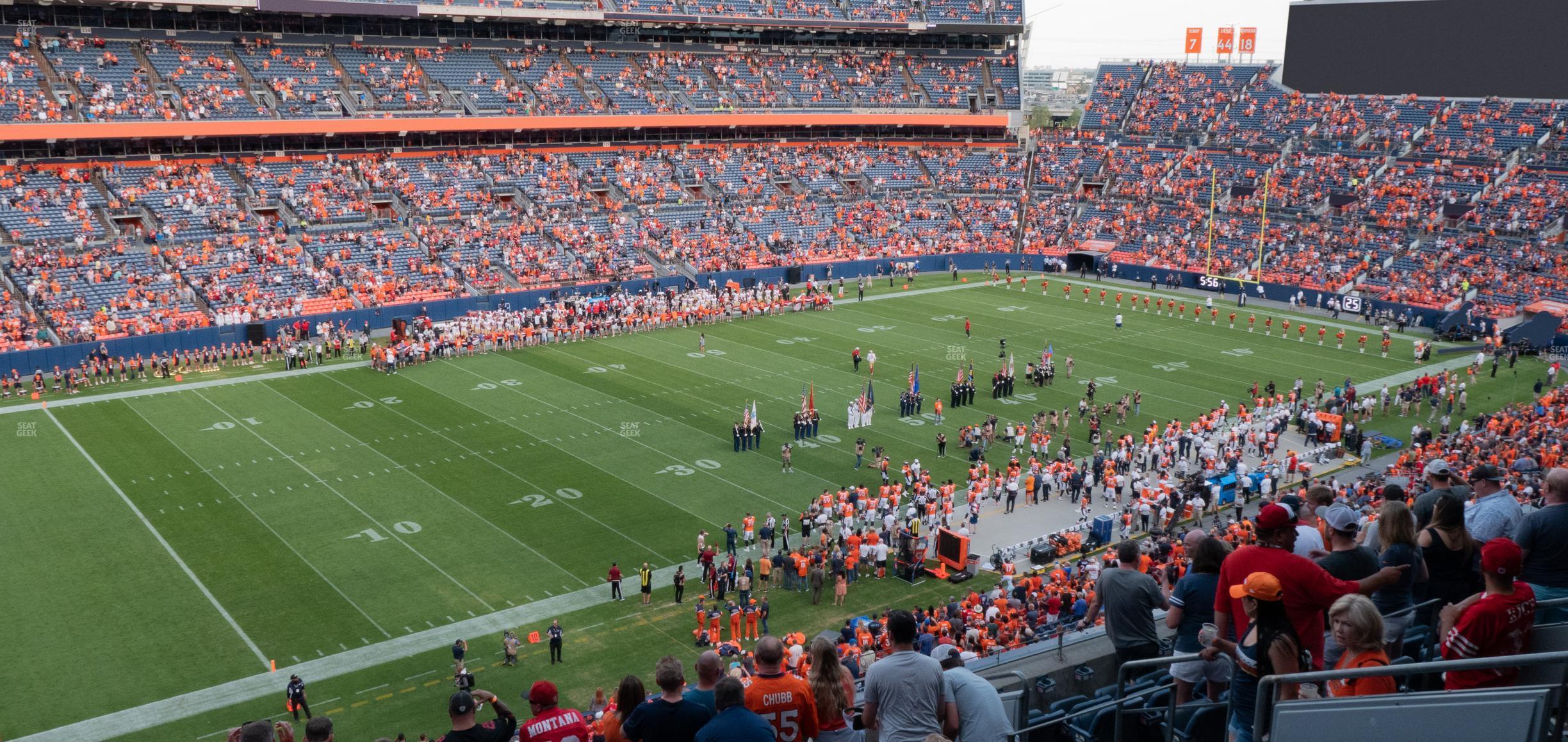 Seating view for Empower Field at Mile High Section 316