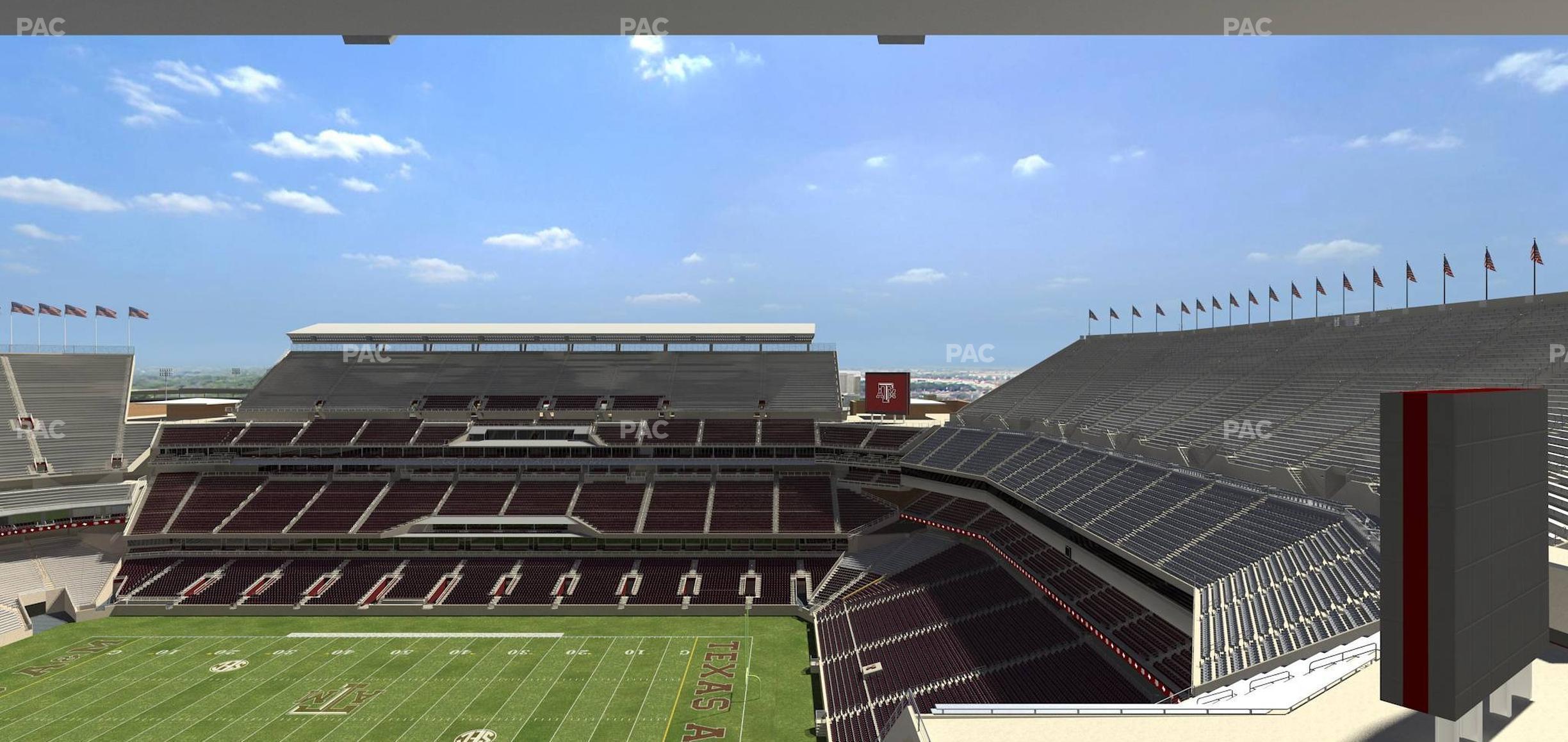 Seating view for Kyle Field Section 330