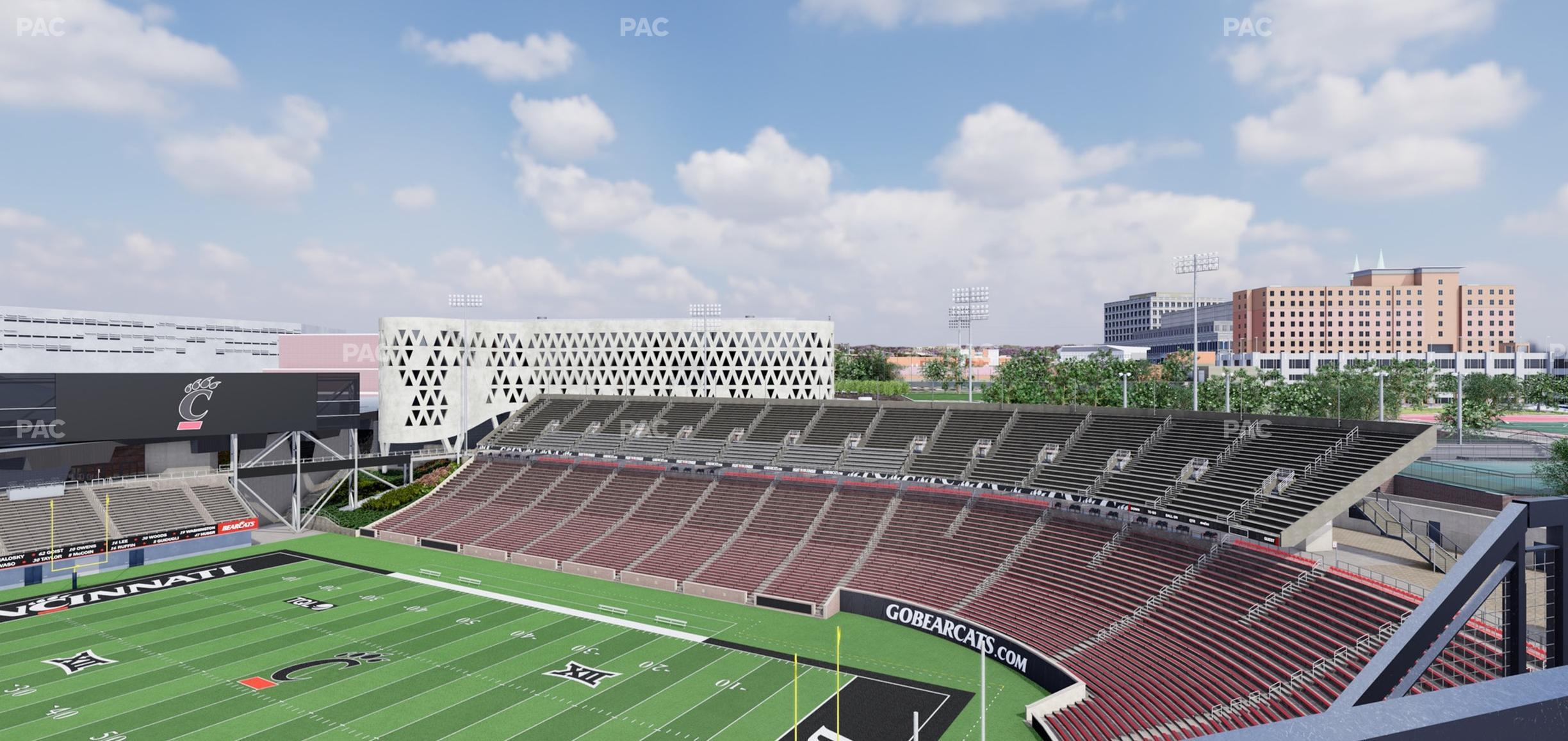 Seating view for Nippert Stadium Section Rooftop