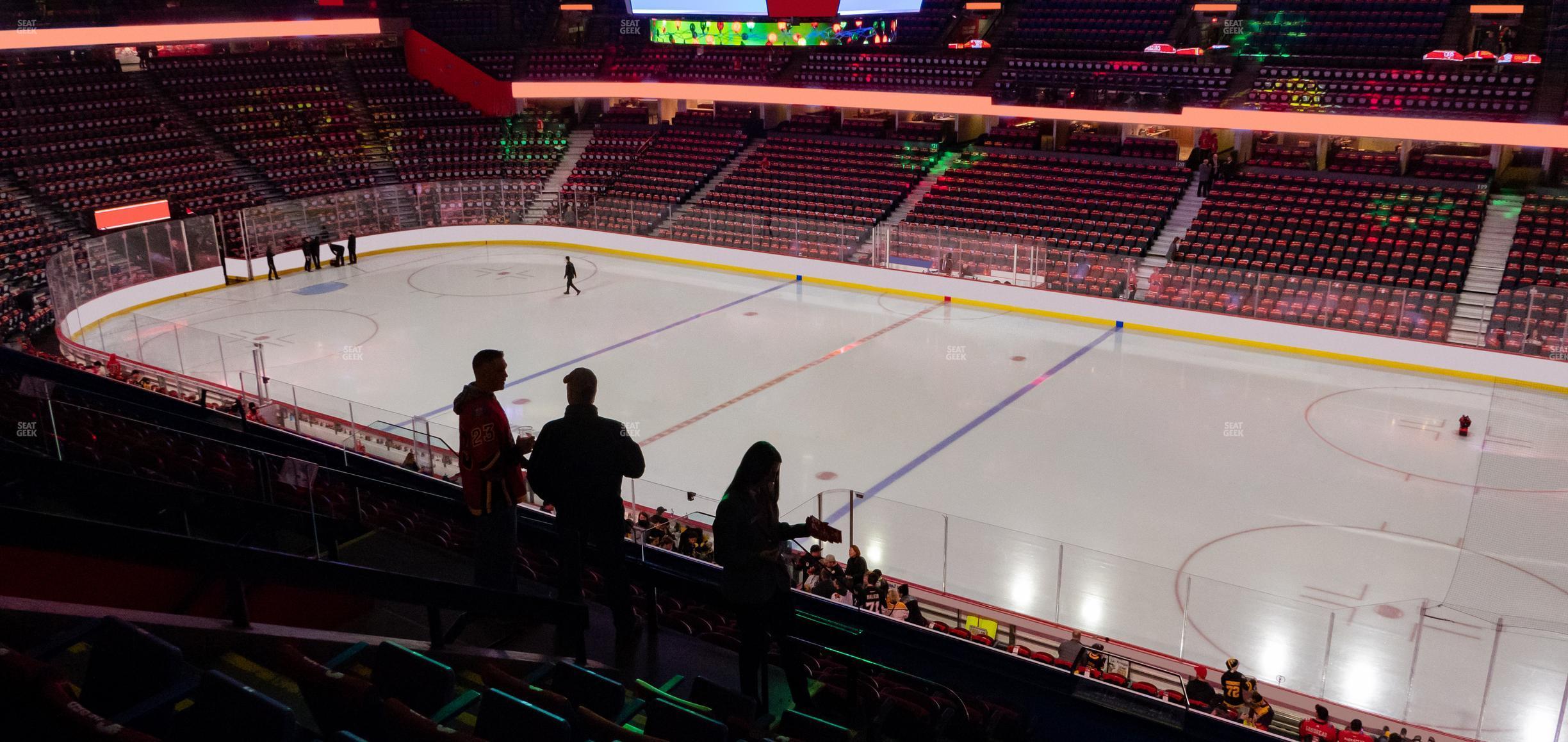 Seating view for Scotiabank Saddledome Section 214