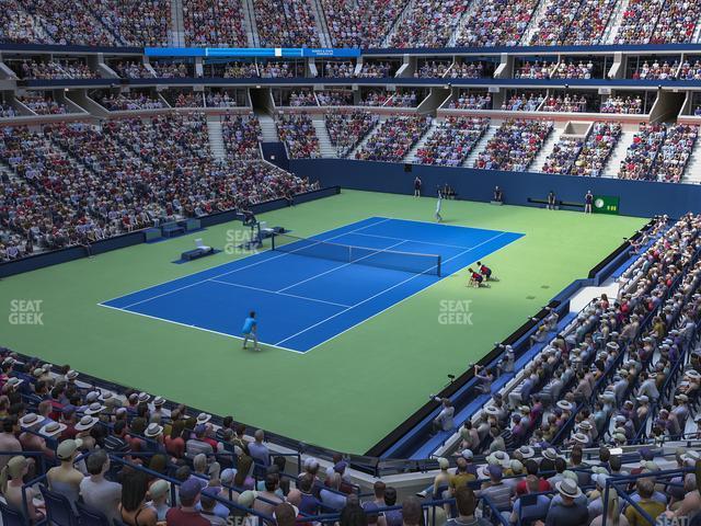 Seating view for Arthur Ashe Stadium Section Suite 205