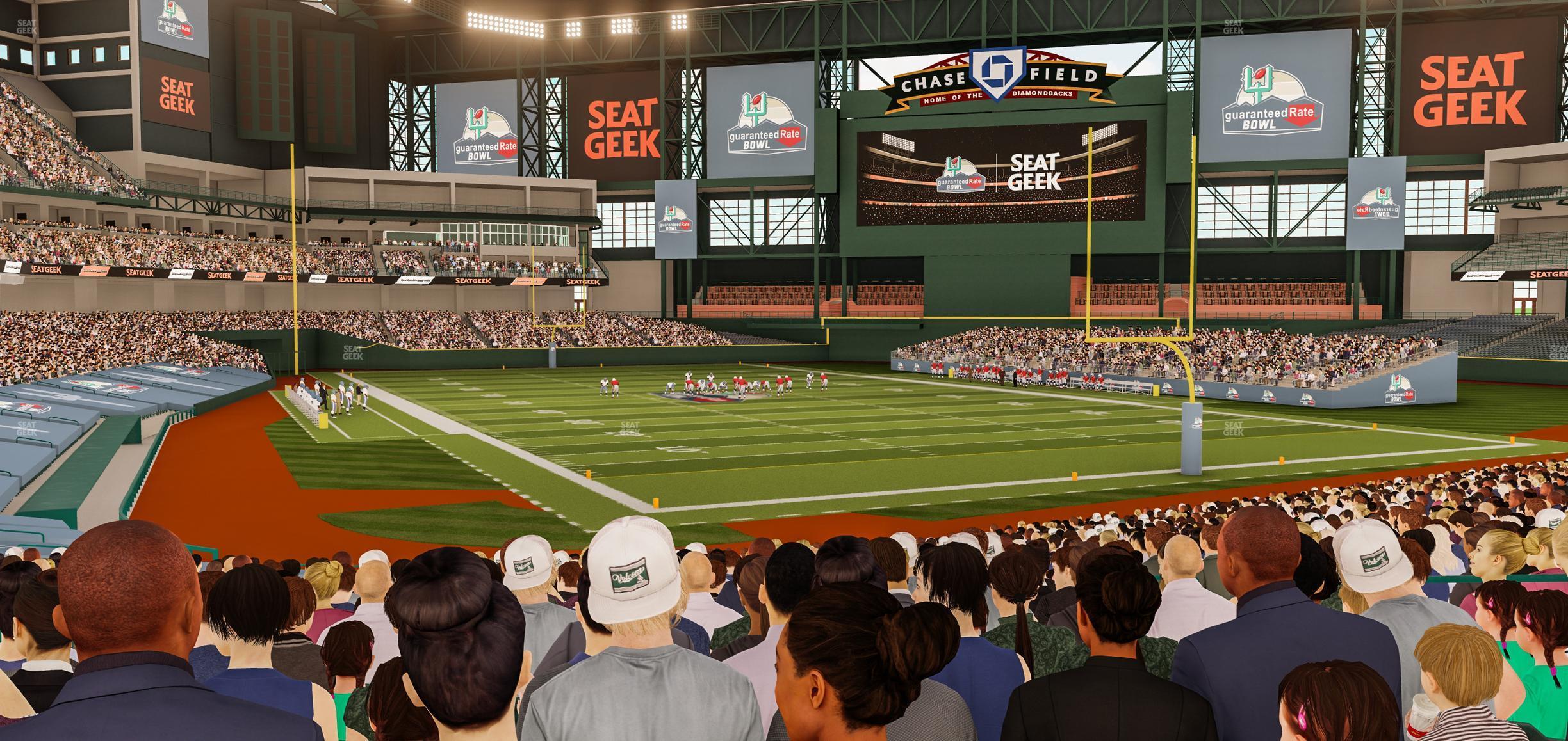 Seating view for Chase Field Section 120 W