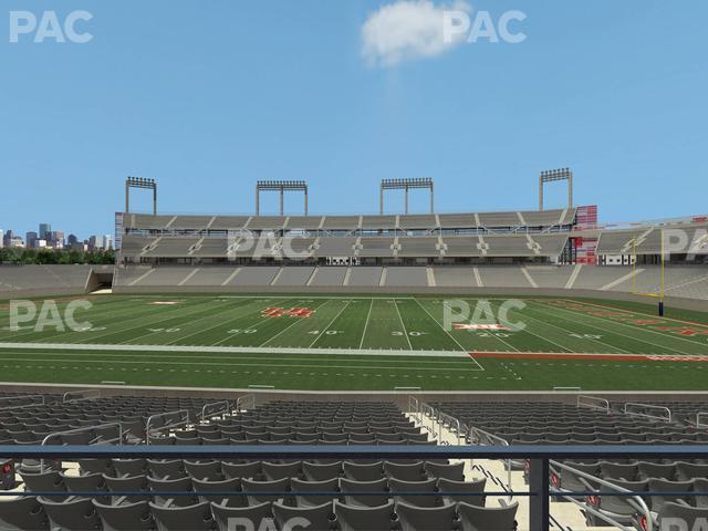 Seating view for TDECU Stadium Section Club 107