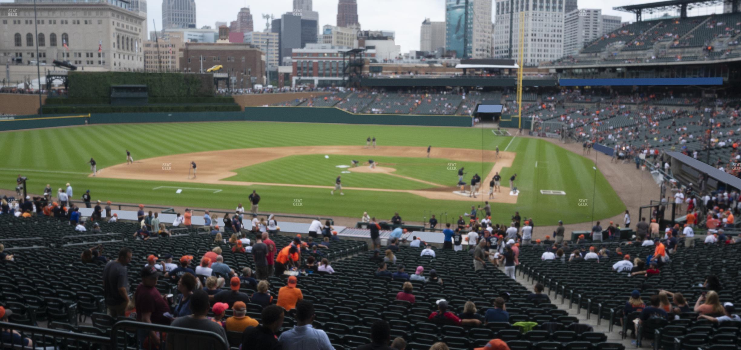 Seating view for Comerica Park Section 131