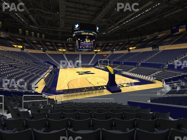 Seating view for Crisler Center Section 134