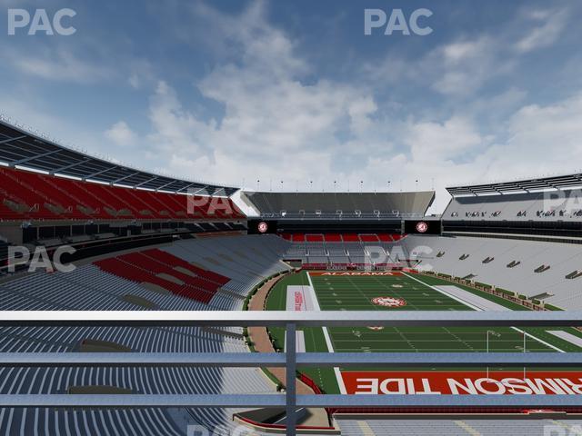 Seating view for Bryant Denny Stadium Section Ss 10