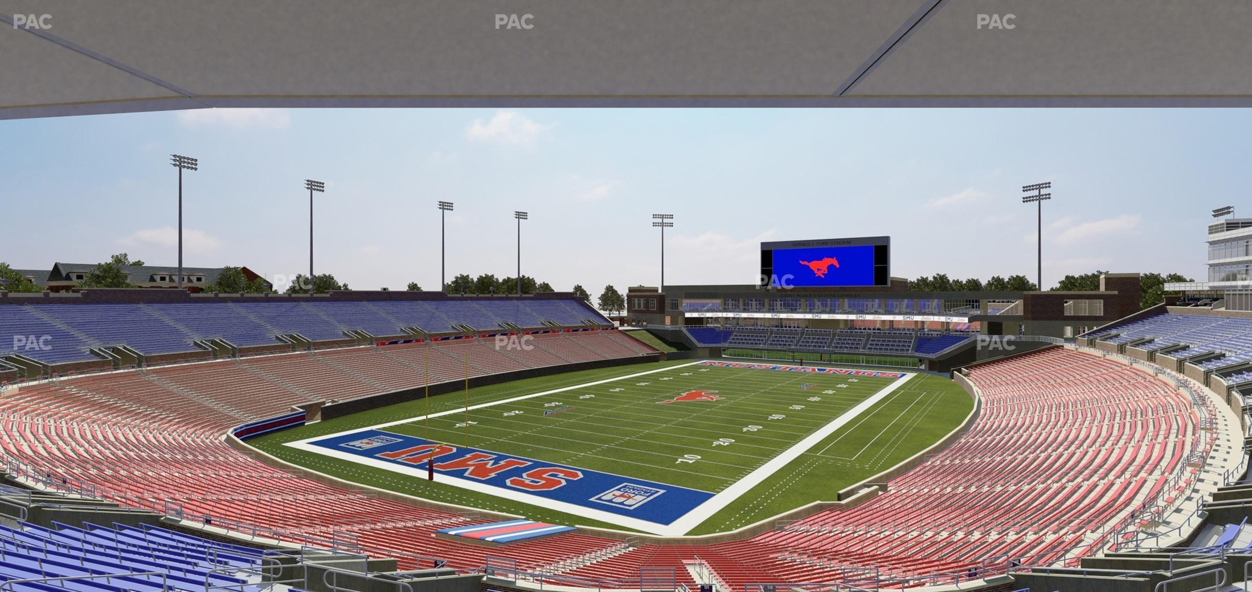 Seating view for Gerald Ford Stadium Section 322