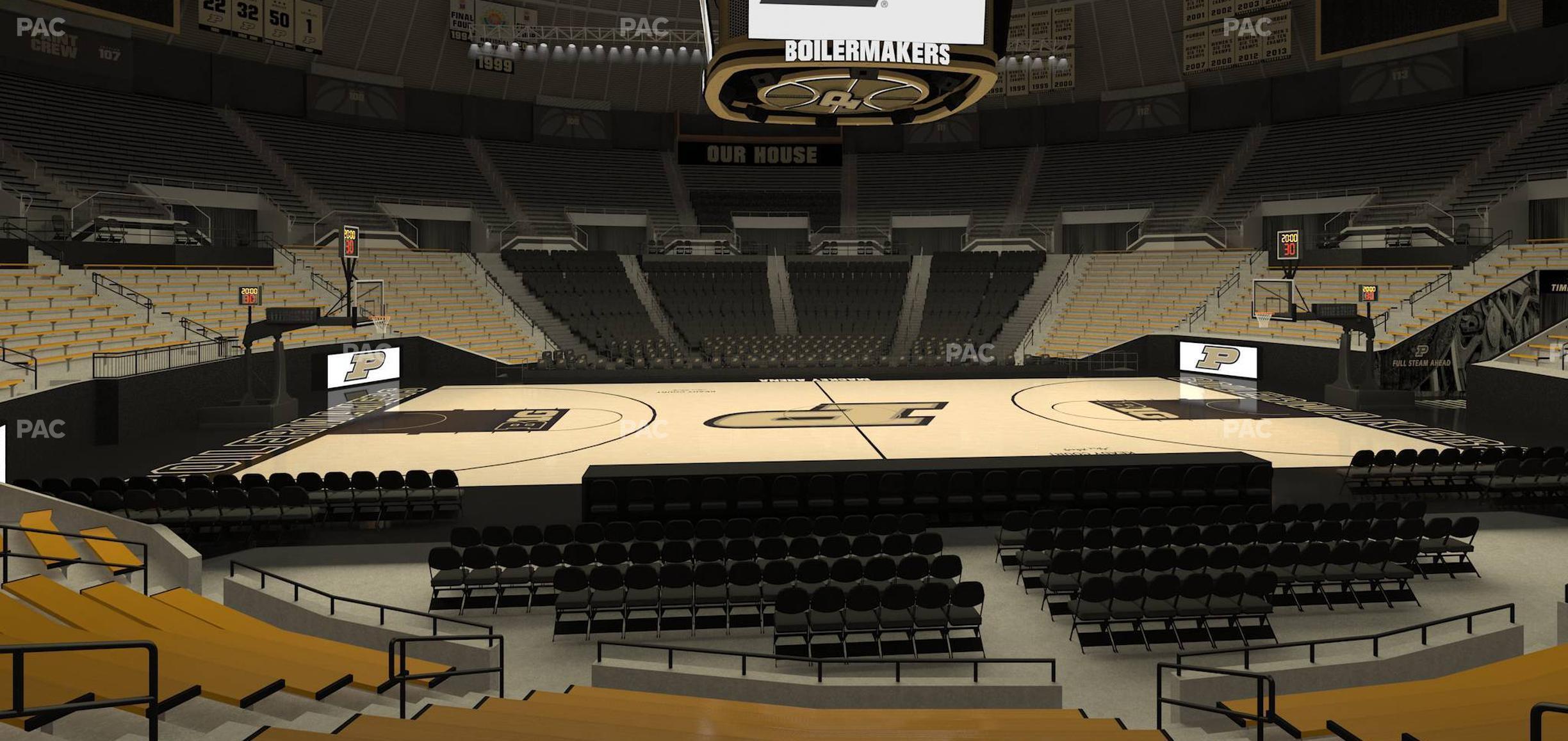 Seating view for Mackey Arena Section Lower 1