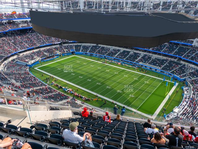 Seating view for SoFi Stadium Section 546