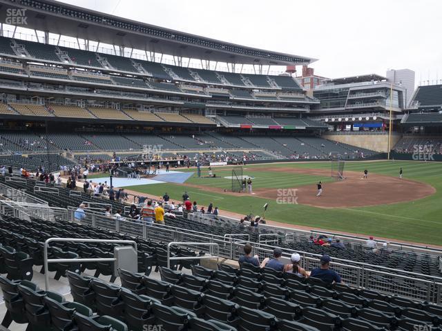 Seating view for Target Field Section 105