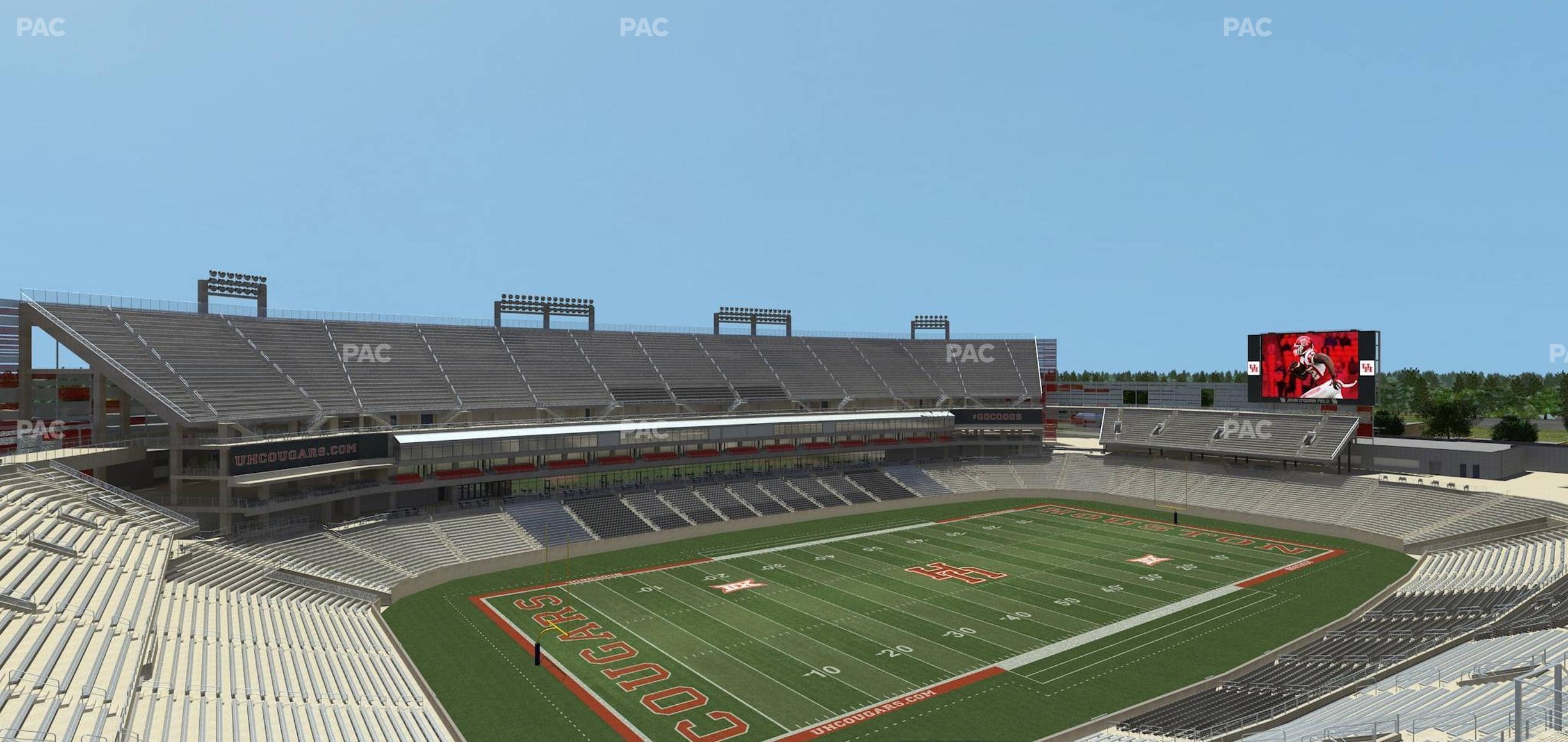 Seating view for TDECU Stadium Section 335