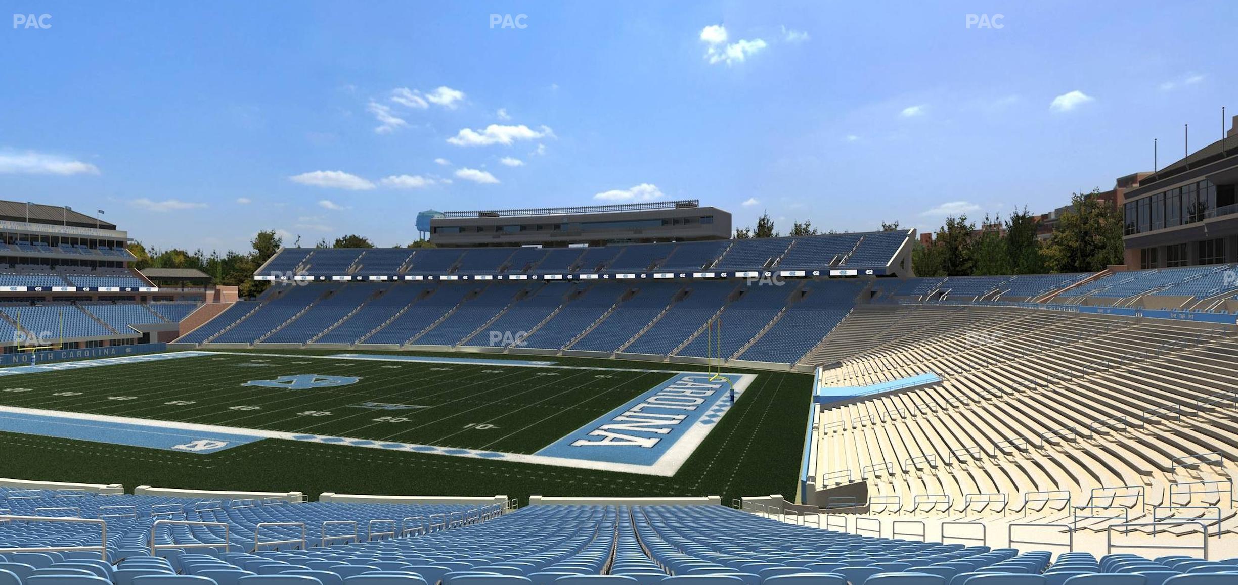 Seating view for Kenan Memorial Stadium Section 111