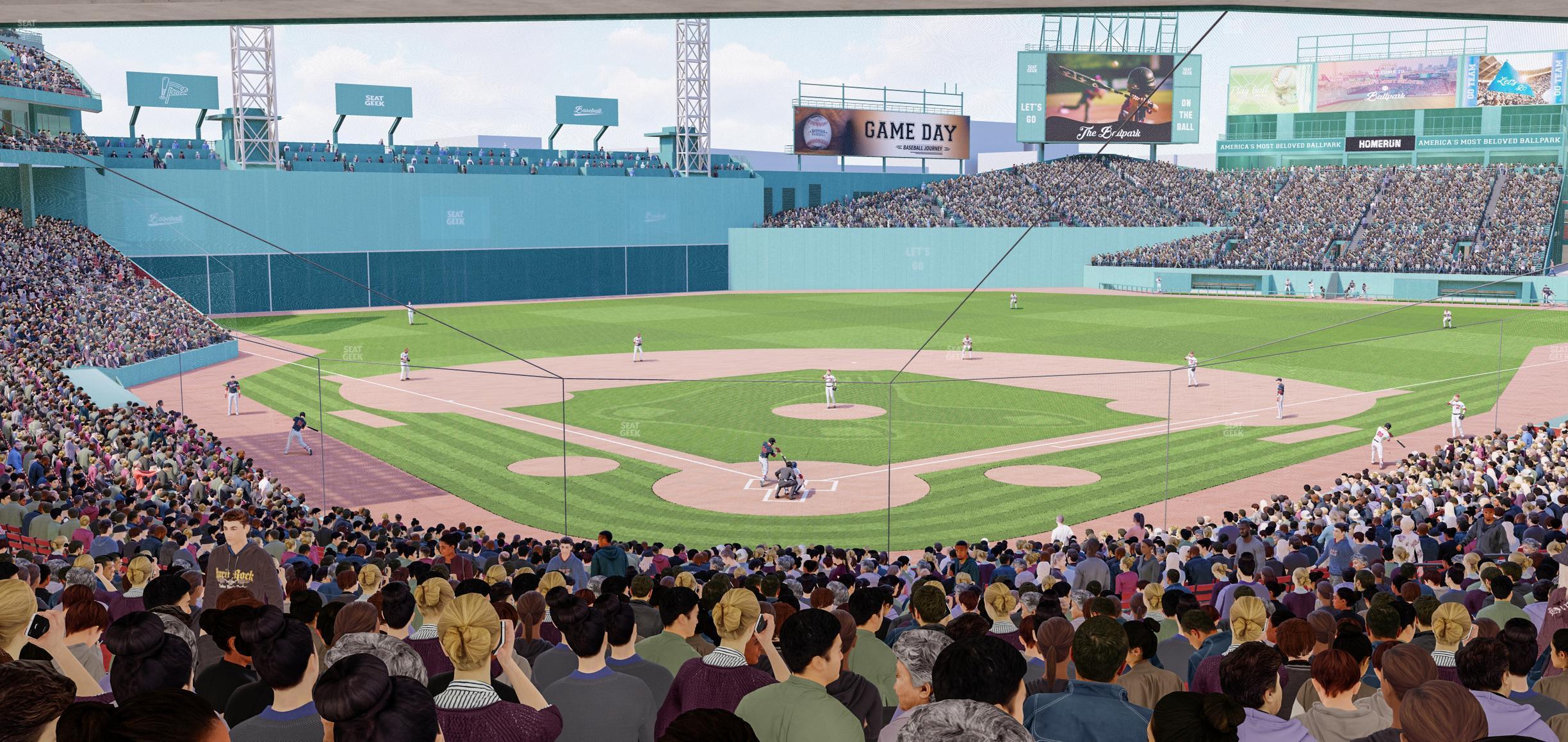 Seating view for Fenway Park Section Grandstand 20