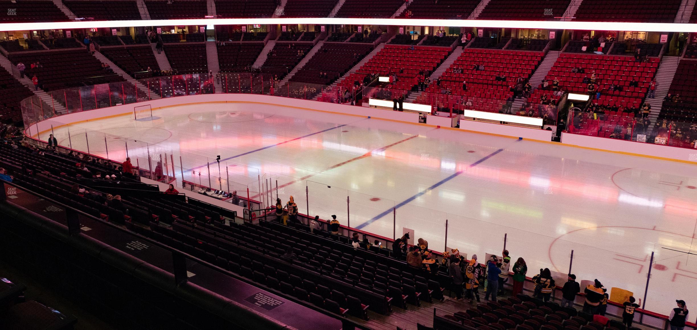 Seating view for Canadian Tire Centre Section 220