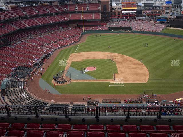 Seating view for Busch Stadium Section Infield Terrace 445