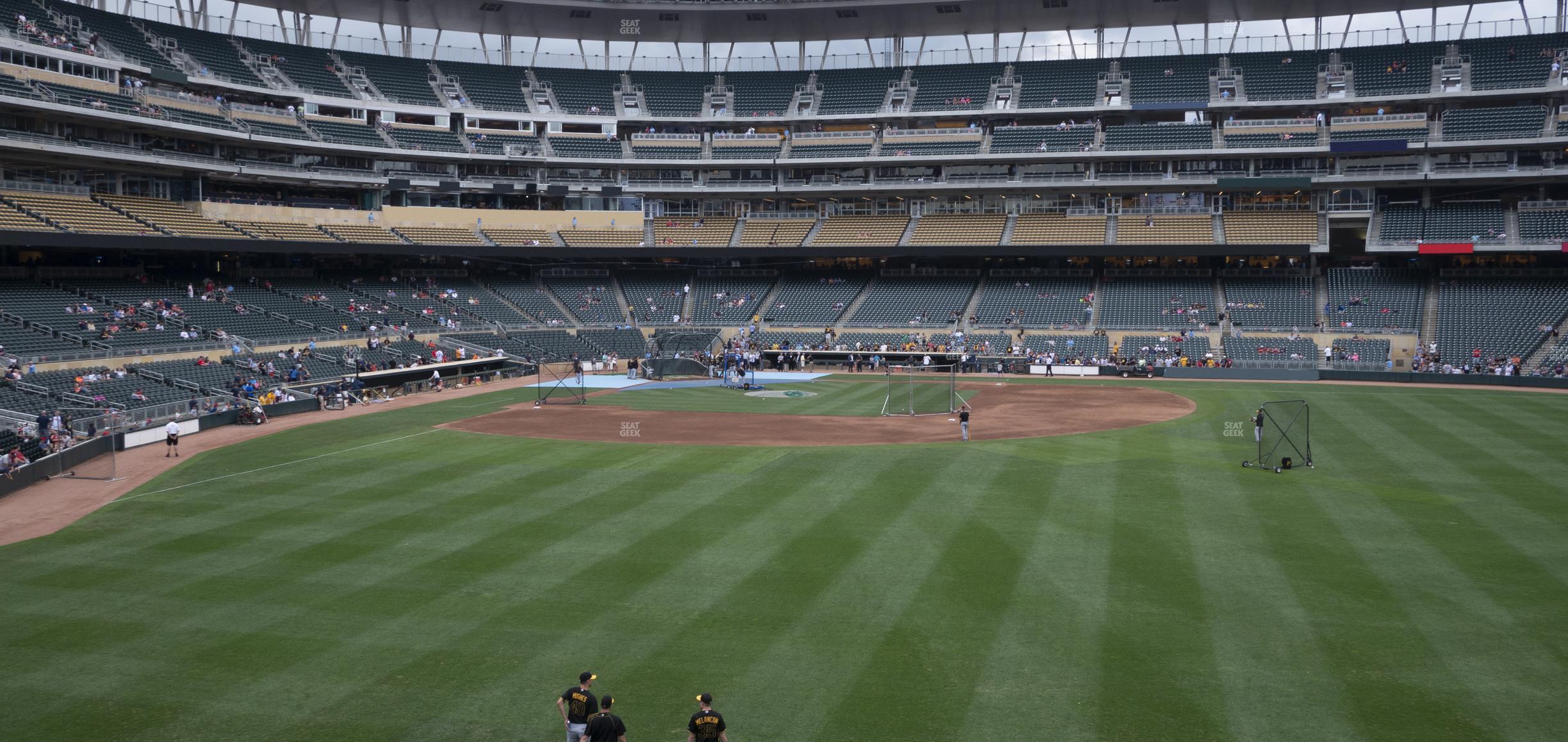 Seating view for Target Field Section 135