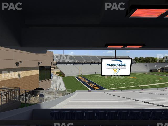 Seating view for Mountaineer Field at Milan Puskar Stadium Section Field Box 39