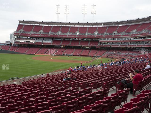 Seating view for Great American Ball Park Section 110