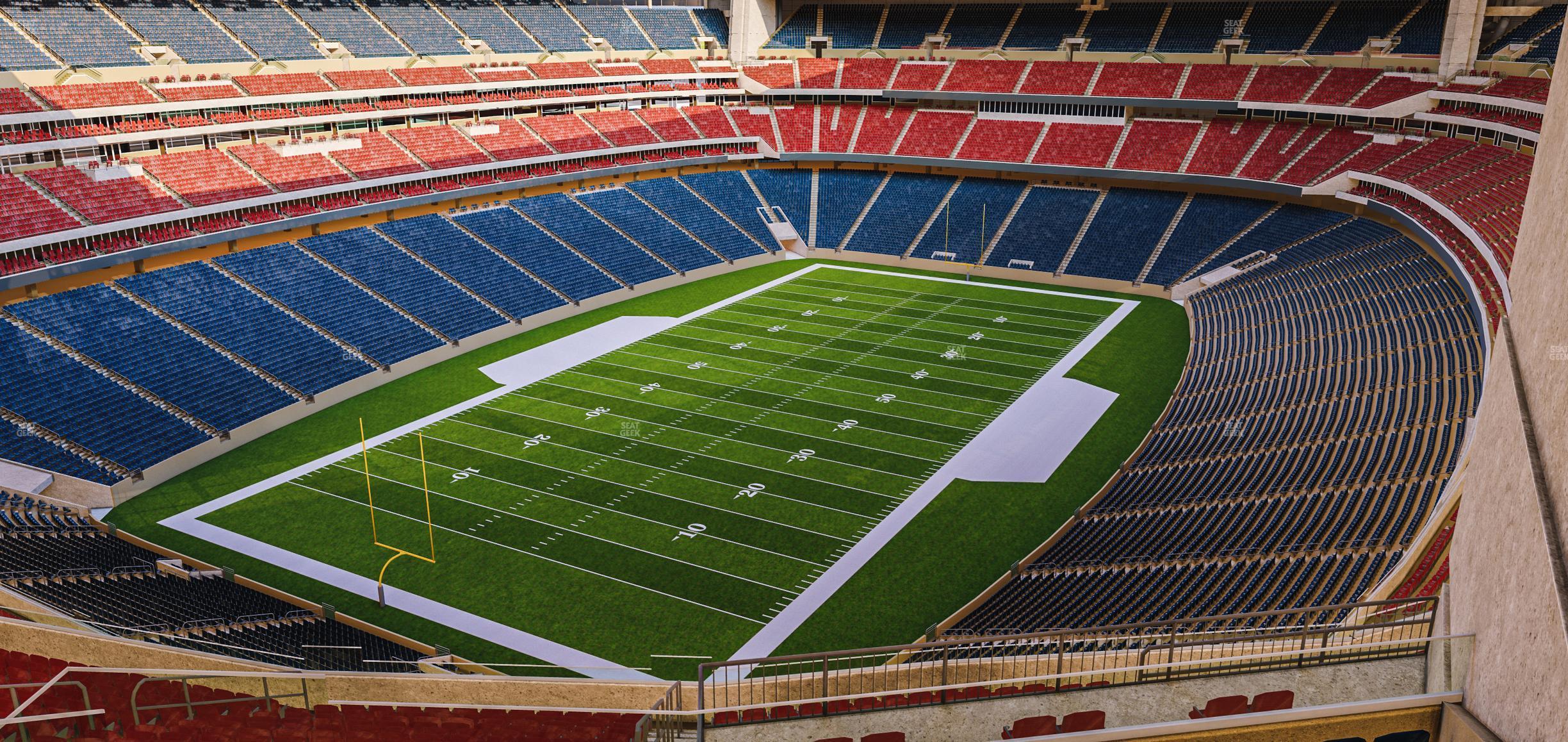 Seating view for NRG Stadium Section 643