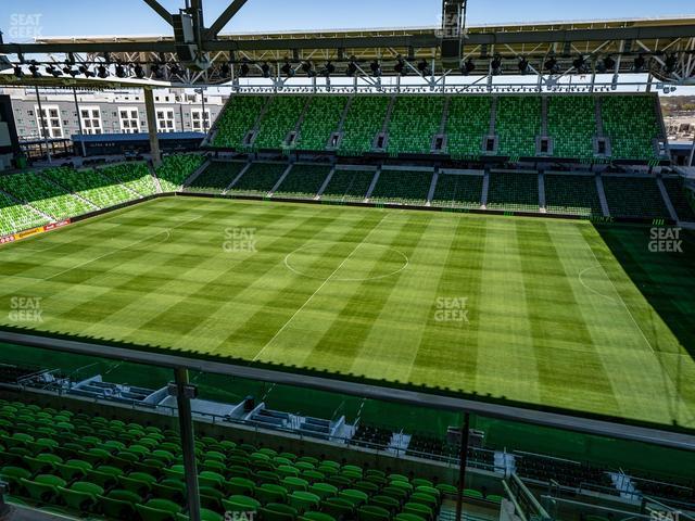 Seating view for Q2 Stadium Section Porch Loge 11