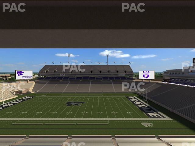 Seating view for Bill Snyder Family Stadium Section Loge 323