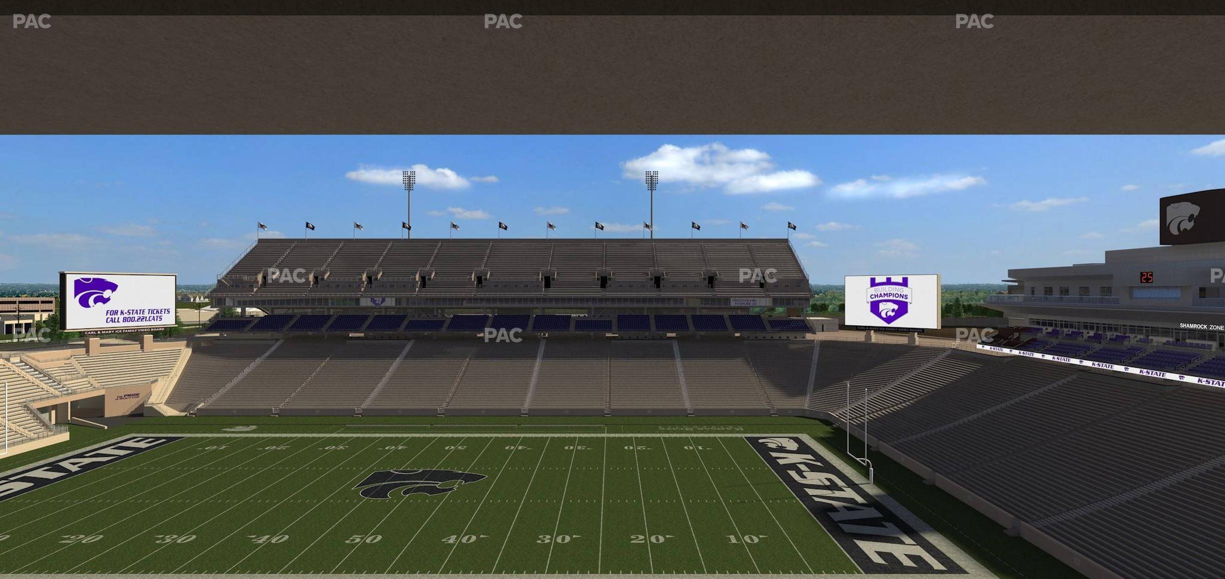 Seating view for Bill Snyder Family Stadium Section Loge 325