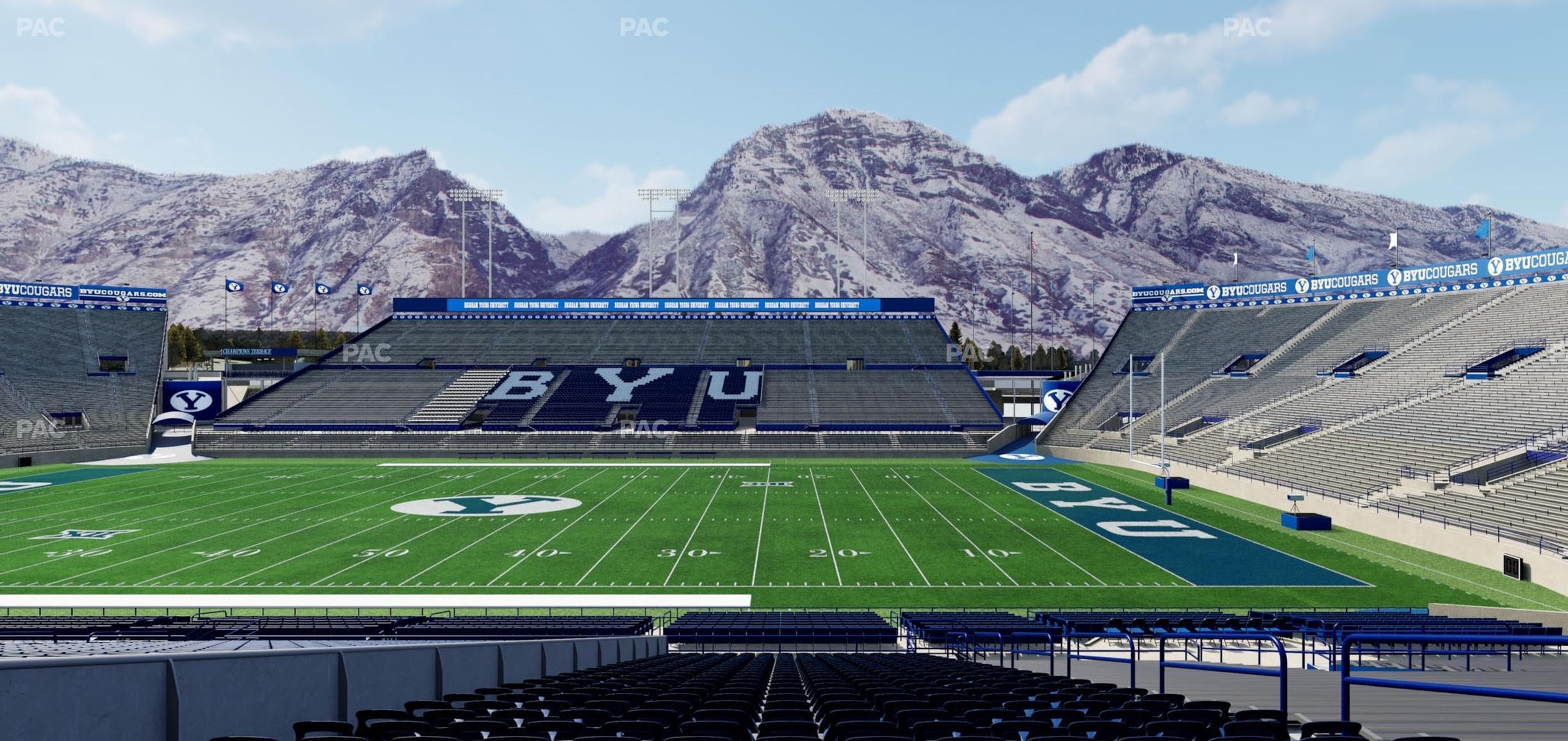 Seating view for LaVell Edwards Stadium Section 3