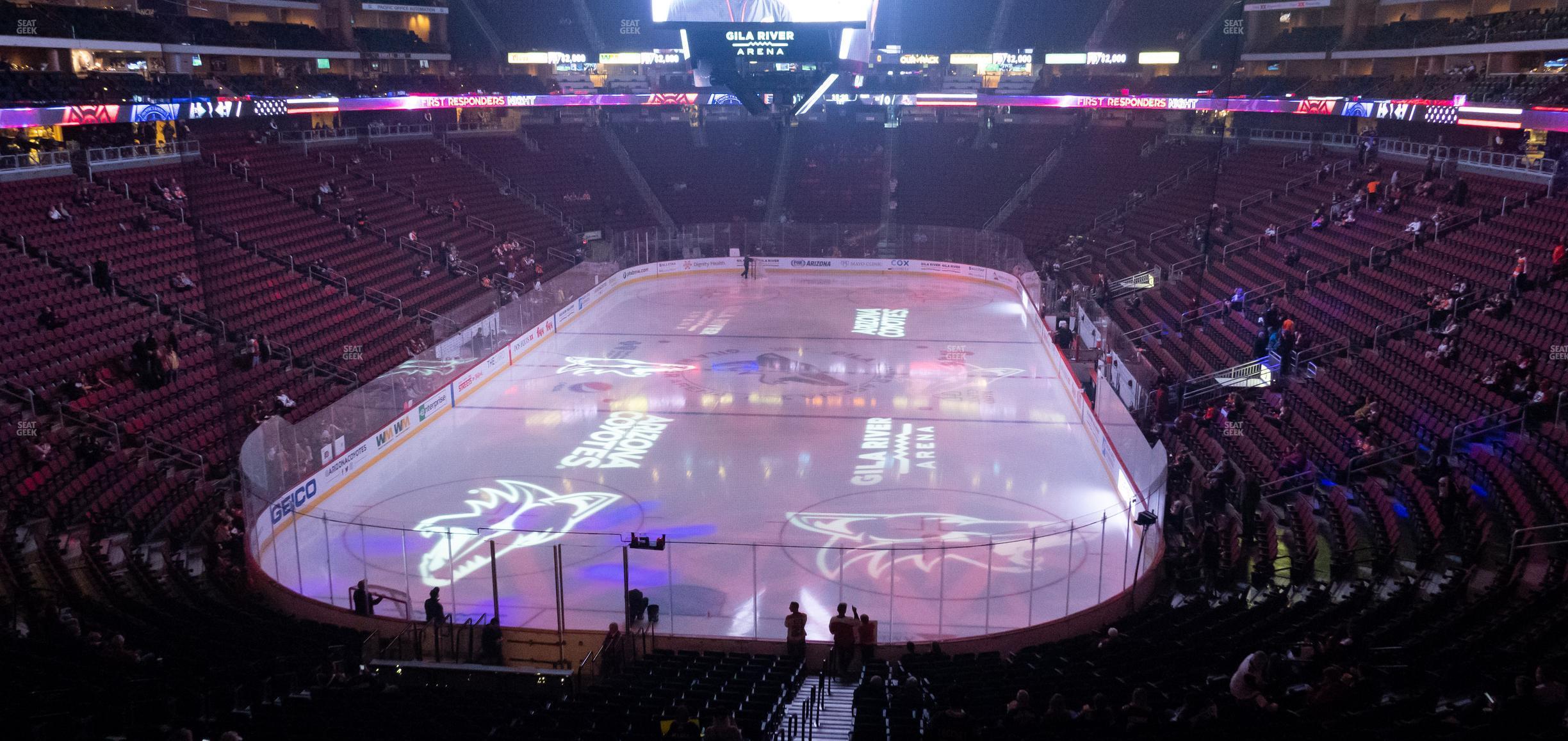 Seating view for Desert Diamond Arena Section Club 4