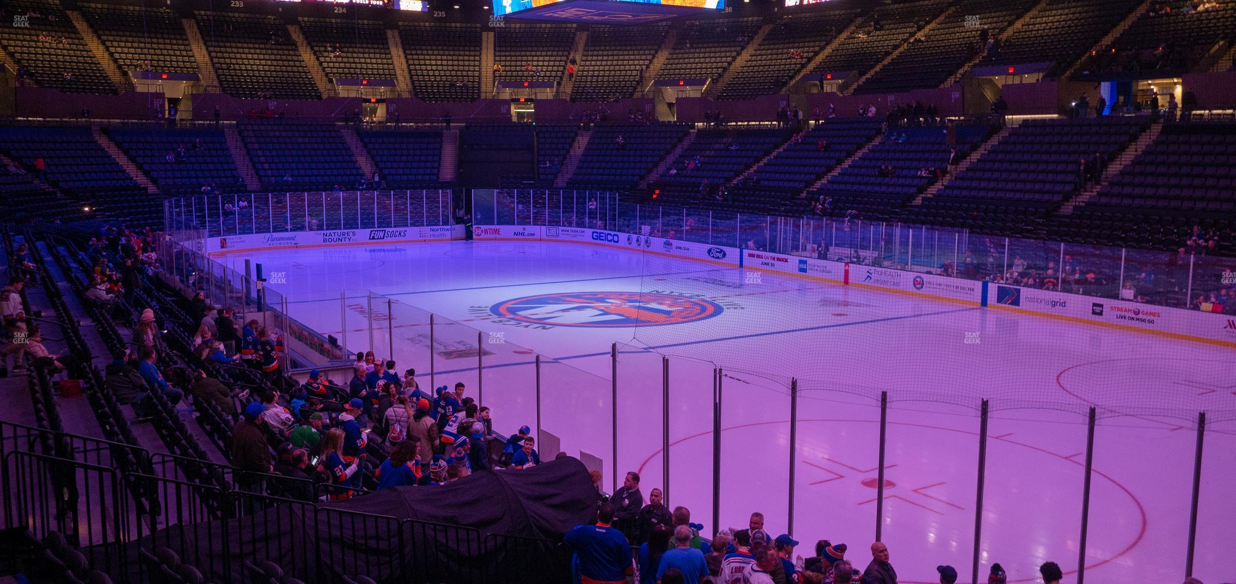 Seating view for Nassau Coliseum Section 113