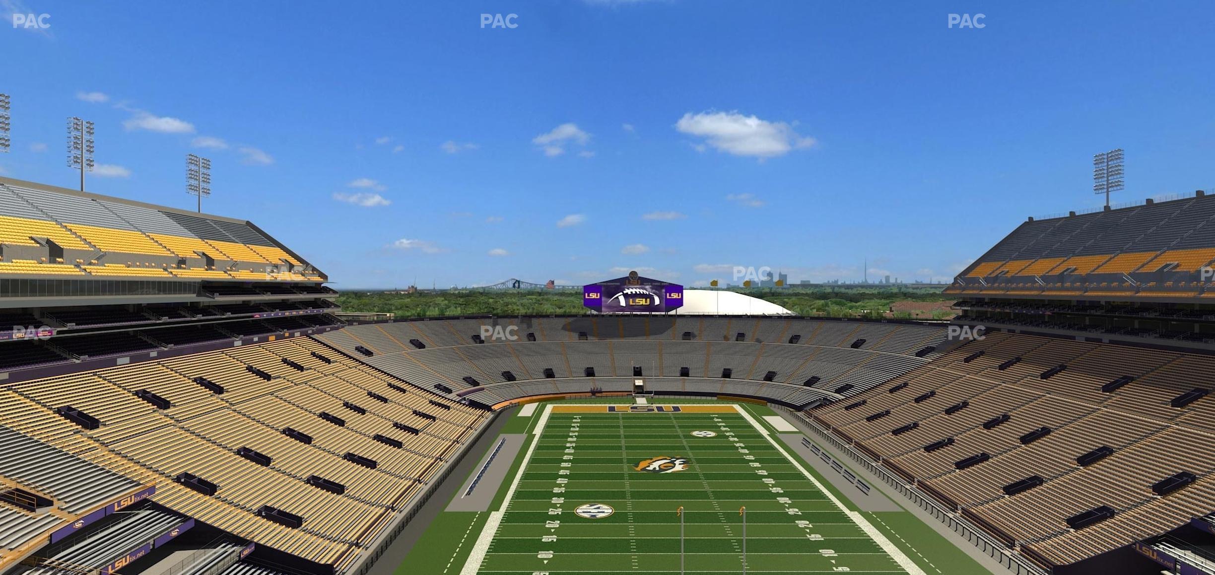 Seating view for Tiger Stadium Section Club 560