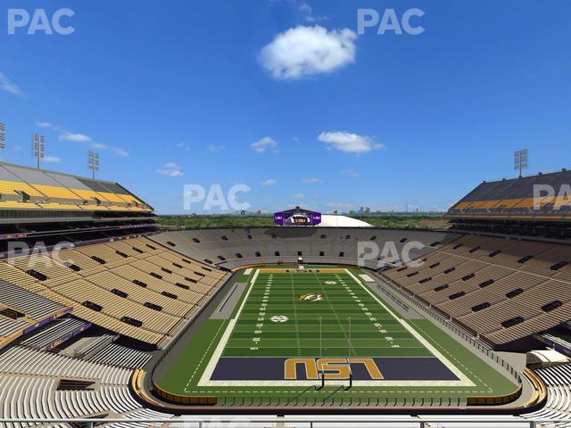 Seating view for Tiger Stadium Section Club 560