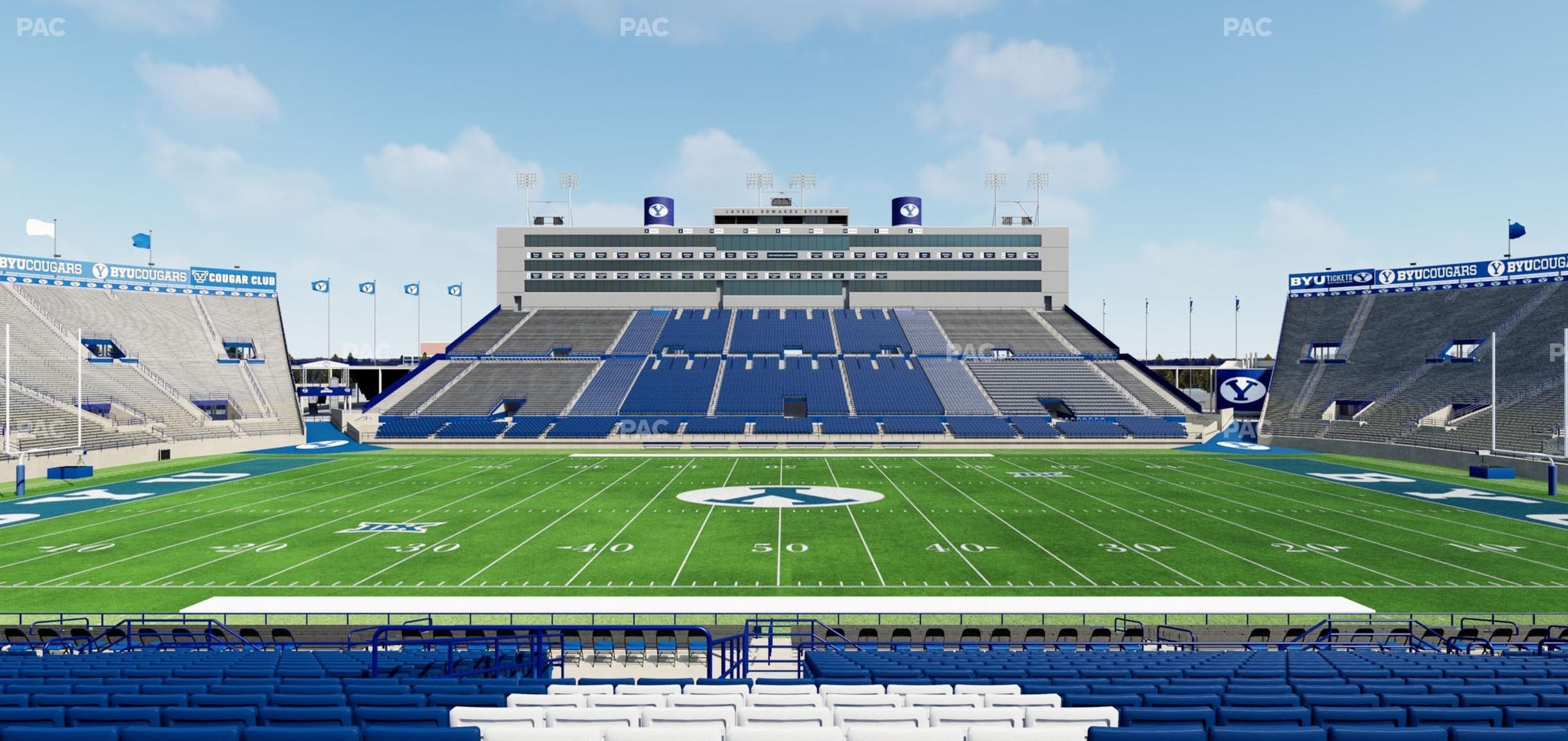 Seating view for LaVell Edwards Stadium Section 34