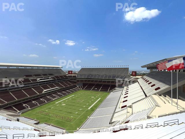 Seating view for Kyle Field Section 342