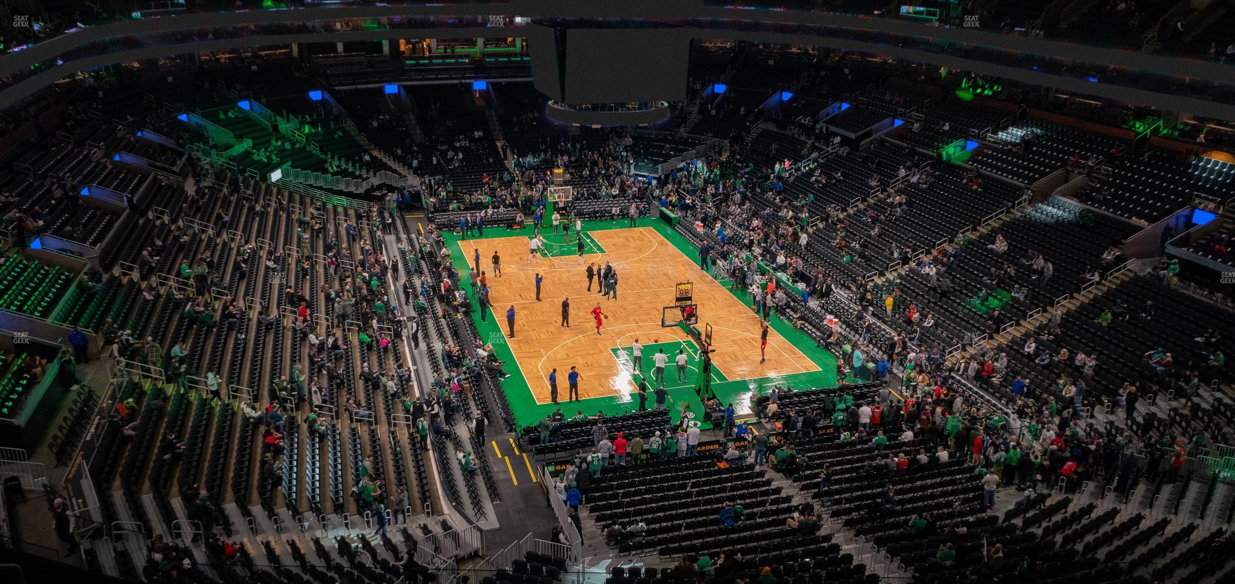 Seating view for TD Garden Section Balcony 310