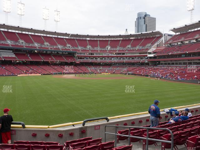 Seating view for Great American Ball Park Section 101