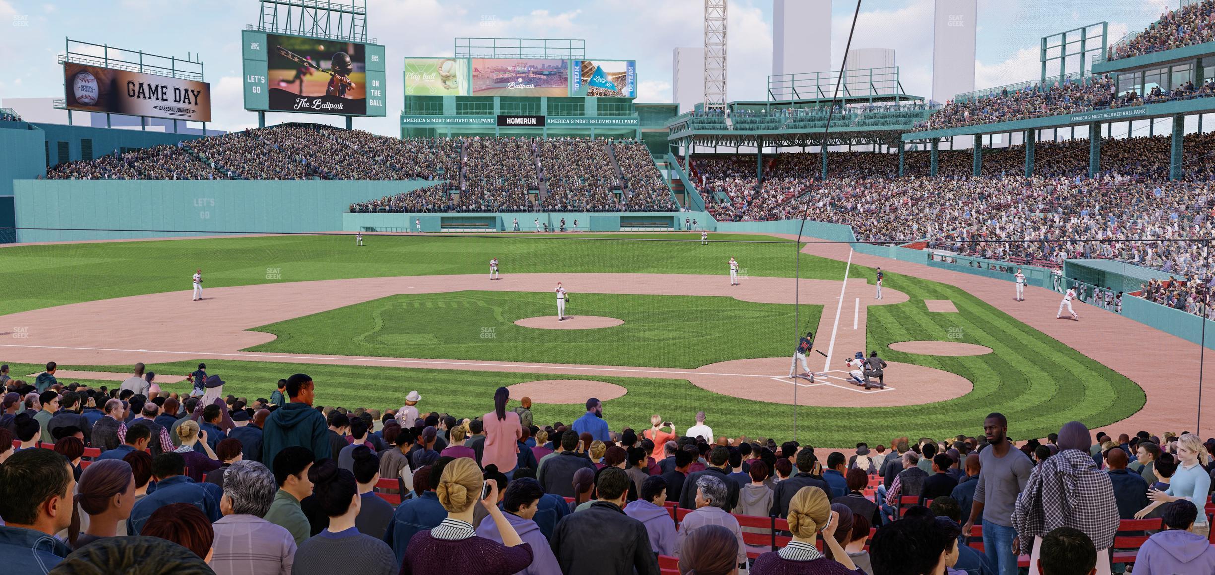 Seating view for Fenway Park Section Loge Box 137