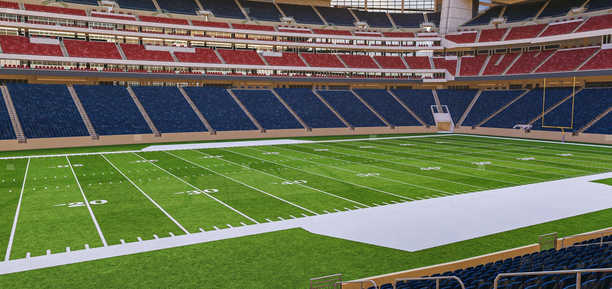 Seating view for NRG Stadium Section 109