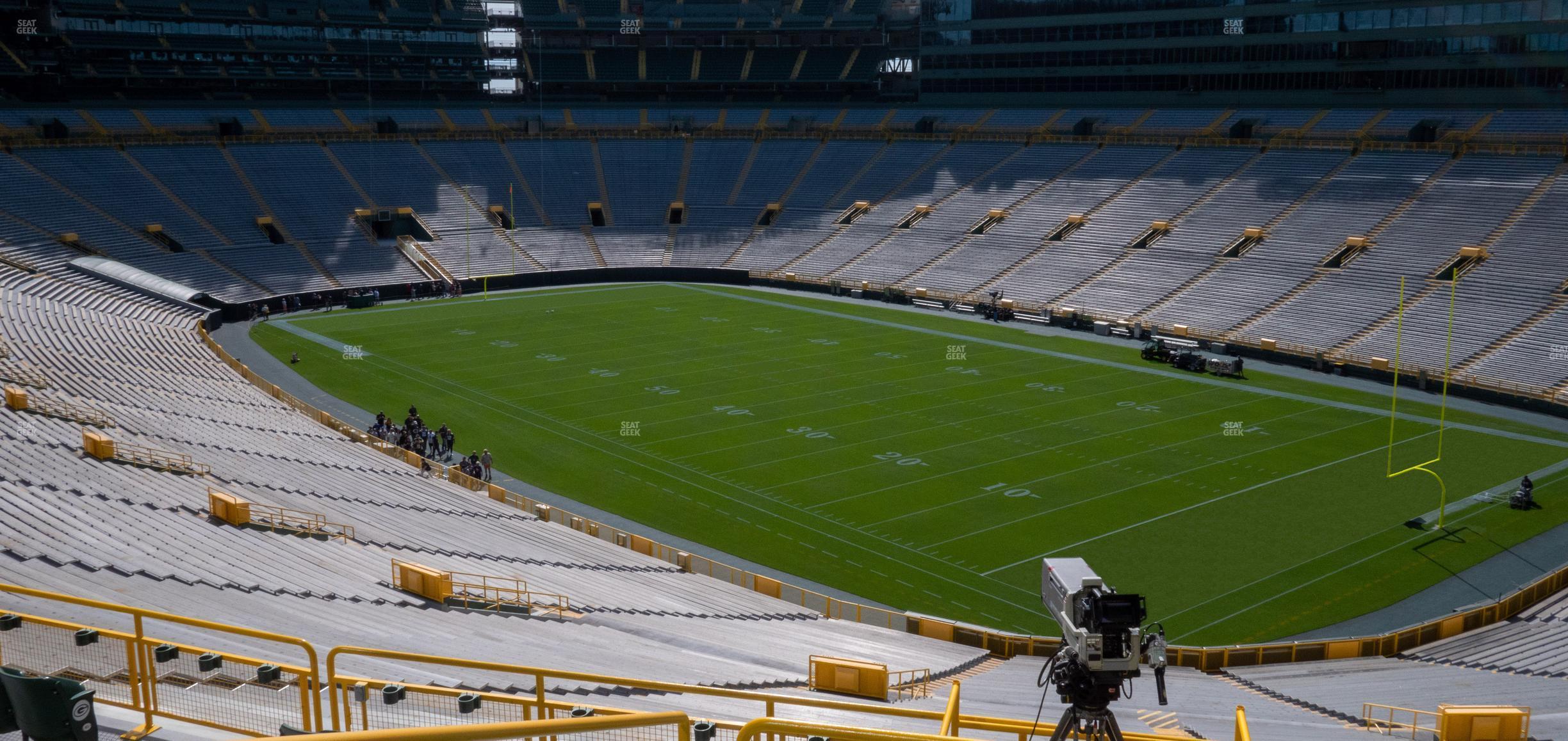 Seating view for Lambeau Field Section 407