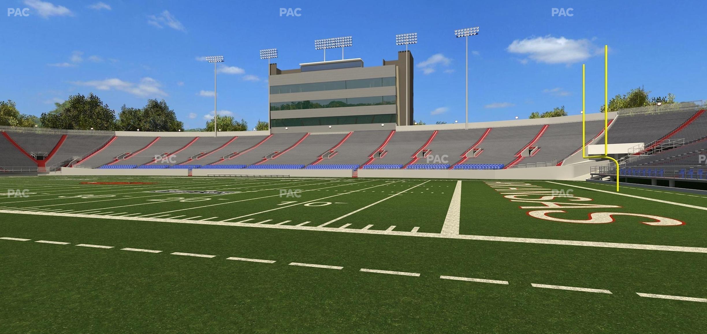 Seating view for War Memorial Stadium (Little Rock) Section 2