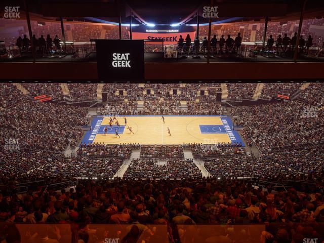 Seating view for Madison Square Garden Section 211 Uwc