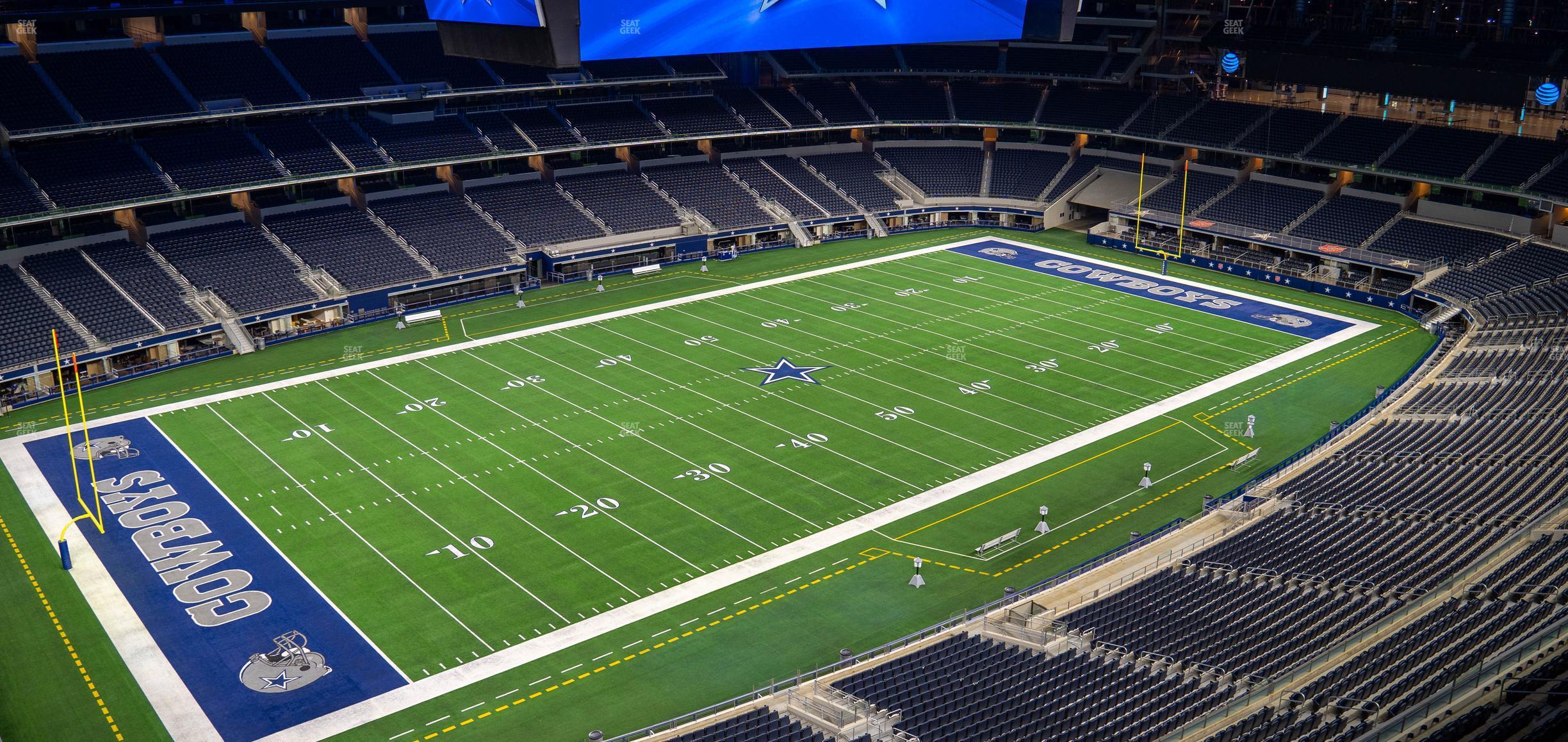 Seating view for AT&T Stadium Section Star Suite 646